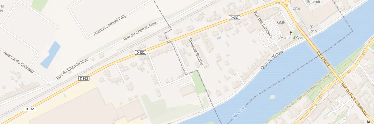 Plan du 401E Rue de Beauvais à Margny-lès-Compiègne