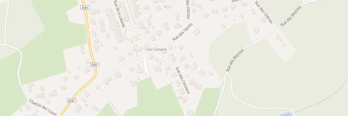 Plan du 3 Rue des Cerisiers aux Ancizes-Comps