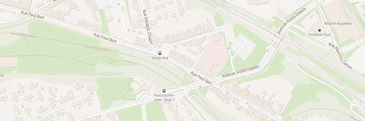 Plan du 94 Rue Paul Bert à Lens