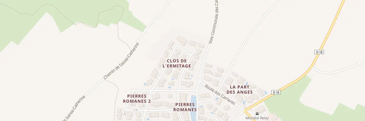 Plan du 16 Rue du Clos de l’ermitage à Baixas