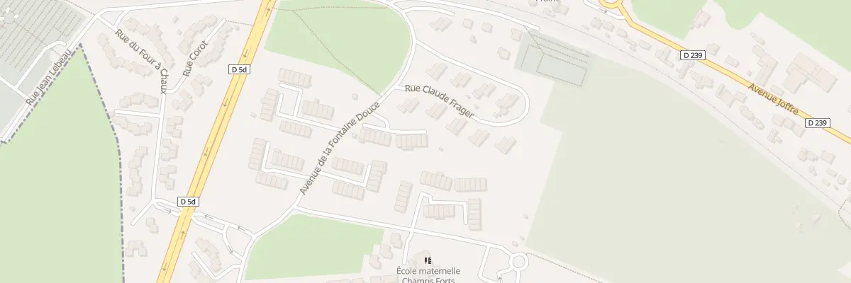 Plan du 11 Rue Henri Moissant à Esbly