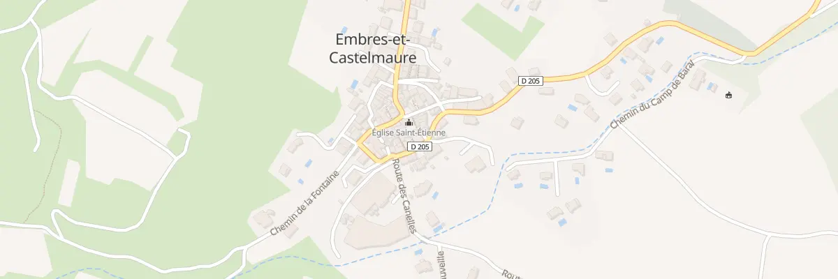Plan du 11 Rue de la Mairie à Embres-et-Castelmaure