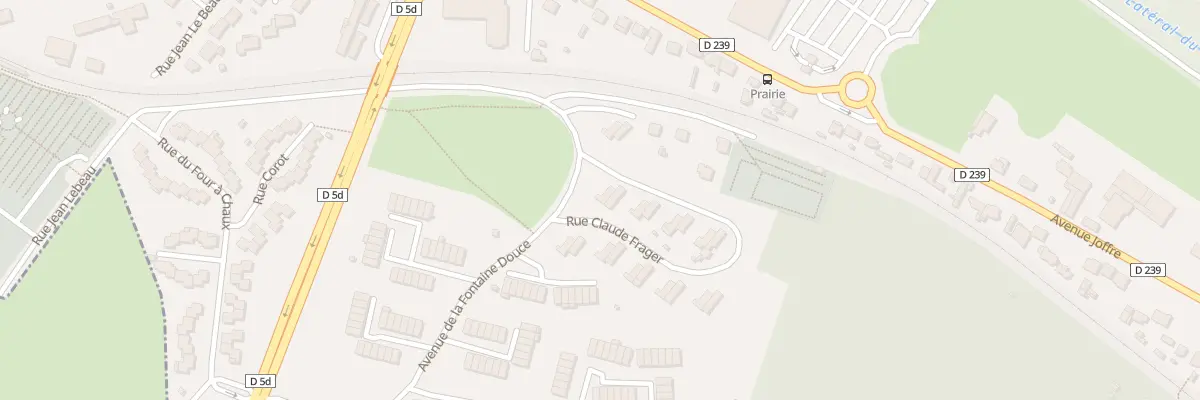 Plan du 2 Rue Claude Frager à Esbly