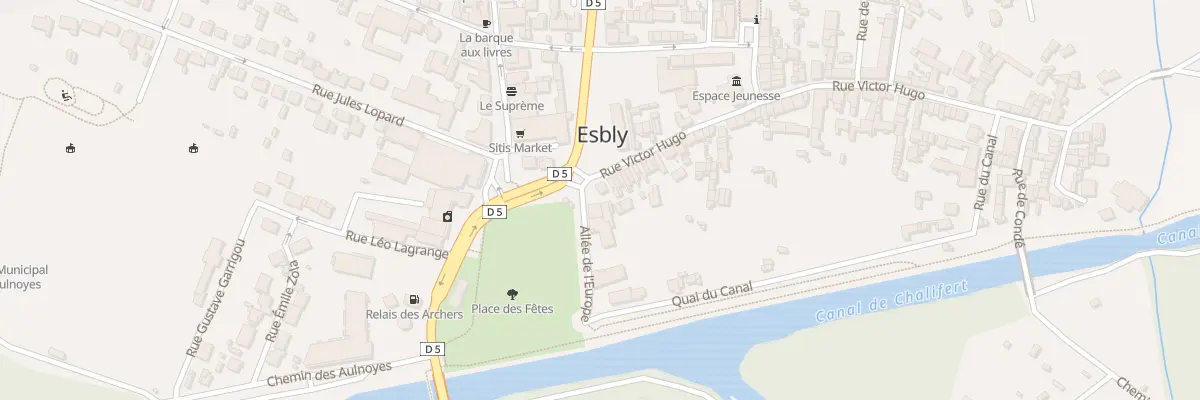 Plan du 2 Rue Victor Hugo à Esbly