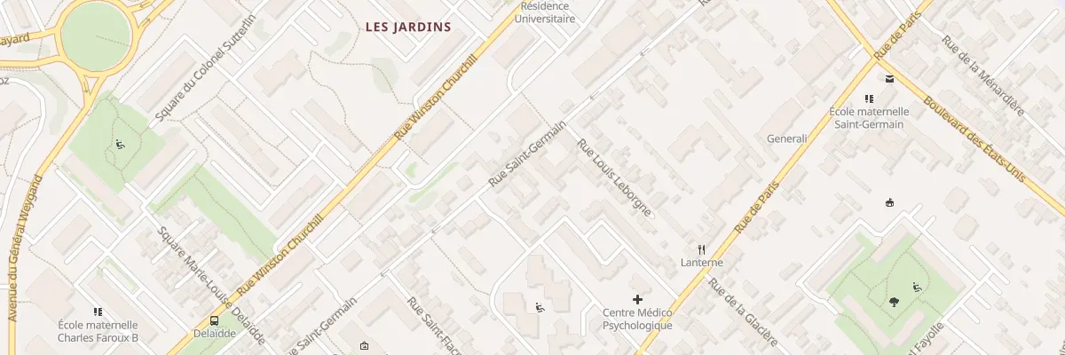 Plan du 27 Rue Saint-Germain à Compiègne