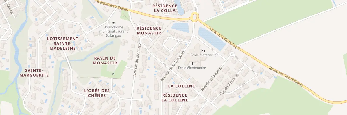 Plan du 1 Av de la San Joan à Trouillas