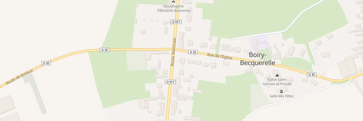 Plan du 2 Rue de l’Eglise à Boiry-Becquerelle