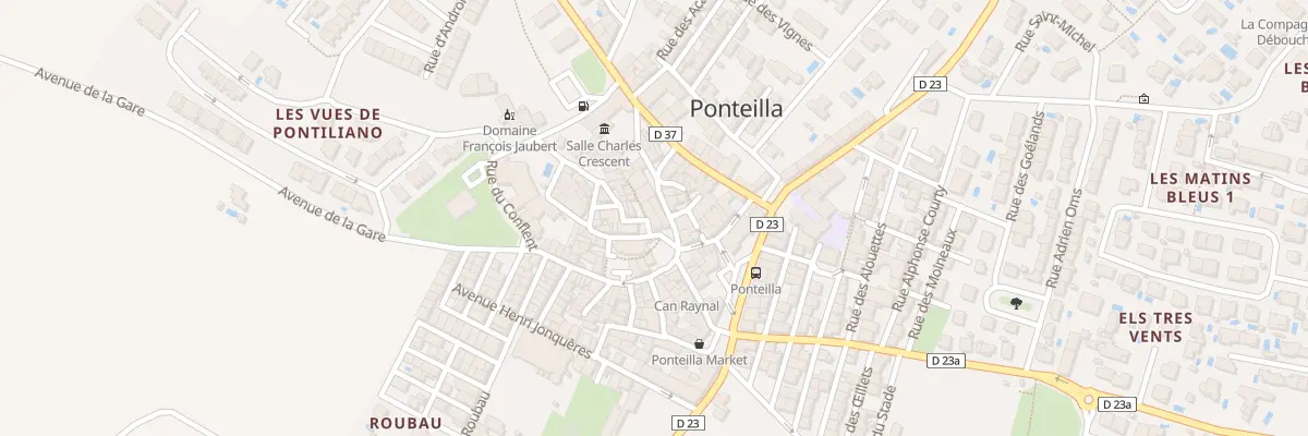 Plan du 1 Rue d’Alsace à Ponteilla