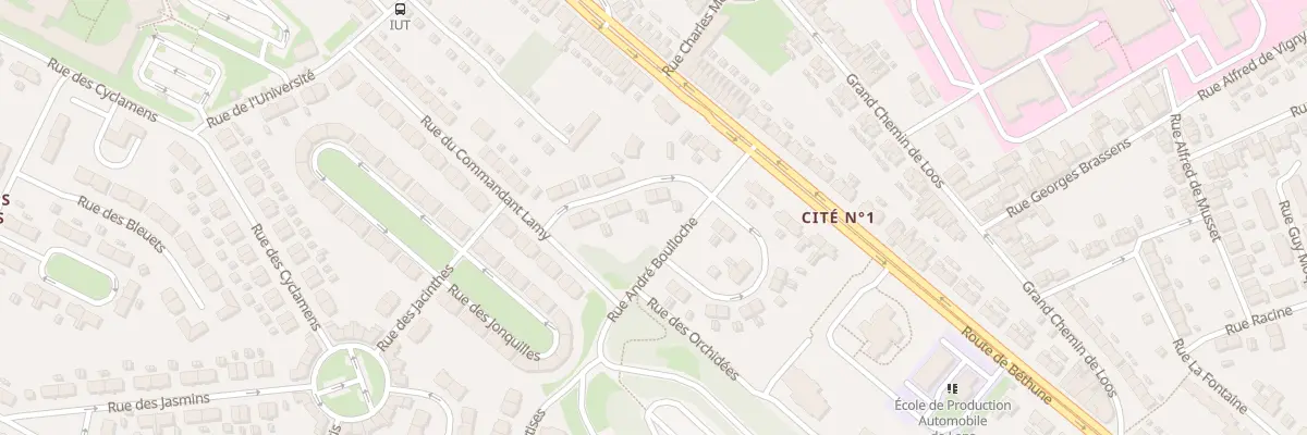 Plan du 3 Rue des Capucines à Lens