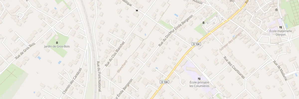 Plan du 24 Rue du Dr Emile Bergeron à Moret-Loing-et-Orvanne