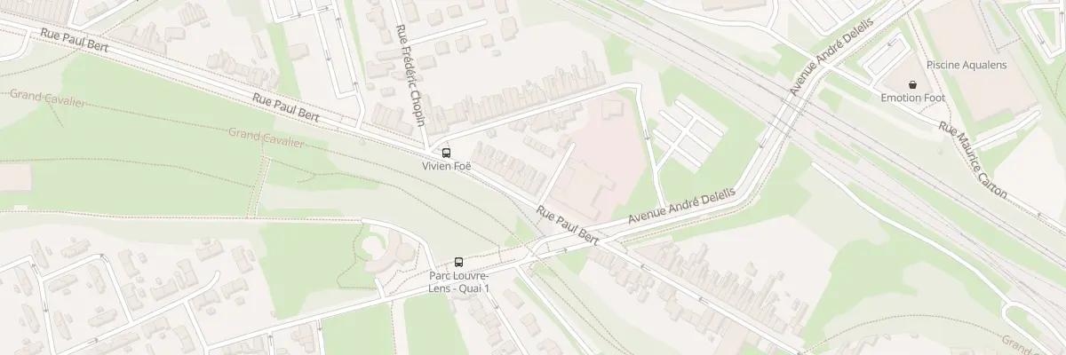 Plan du 88 Rue Paul Bert à Lens