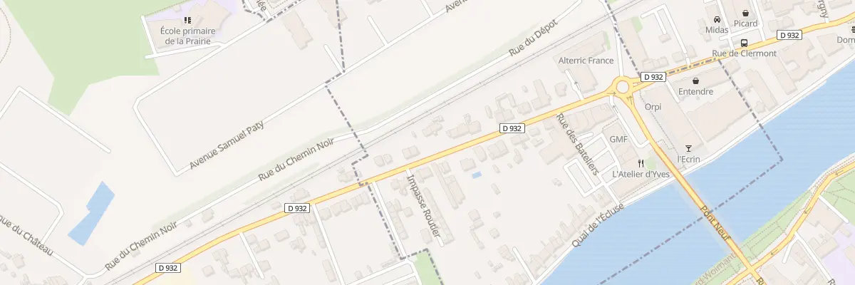 Plan du 338 Rue de Beauvais à Margny-lès-Compiègne