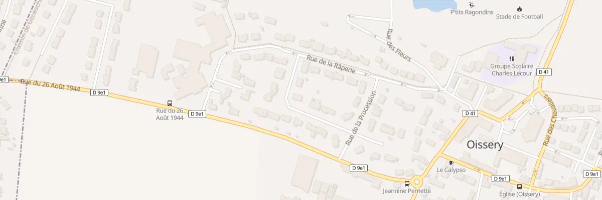 Plan du 8 Rue du Savard à Oissery
