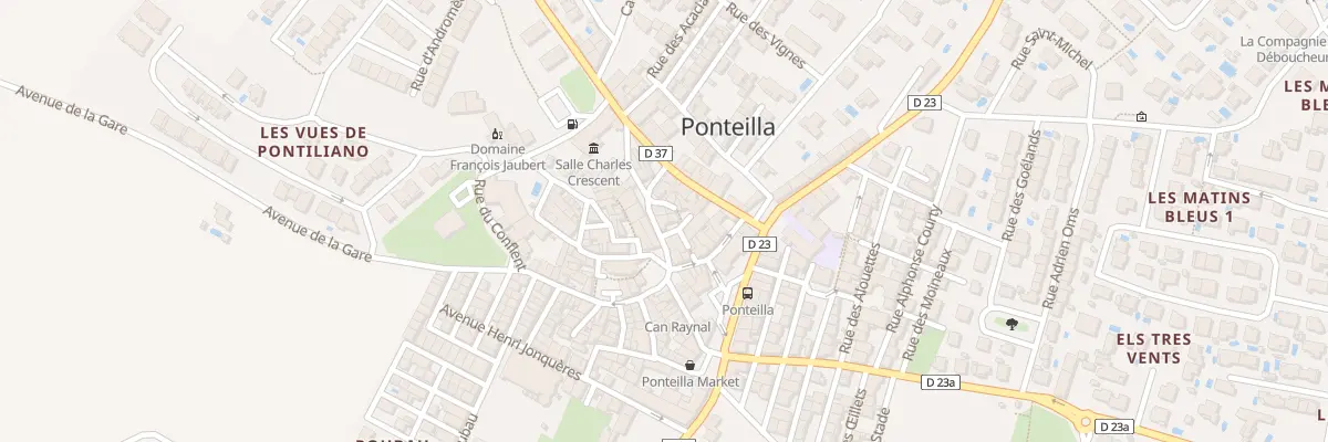 Plan du 8 Rue d’Alsace à Ponteilla