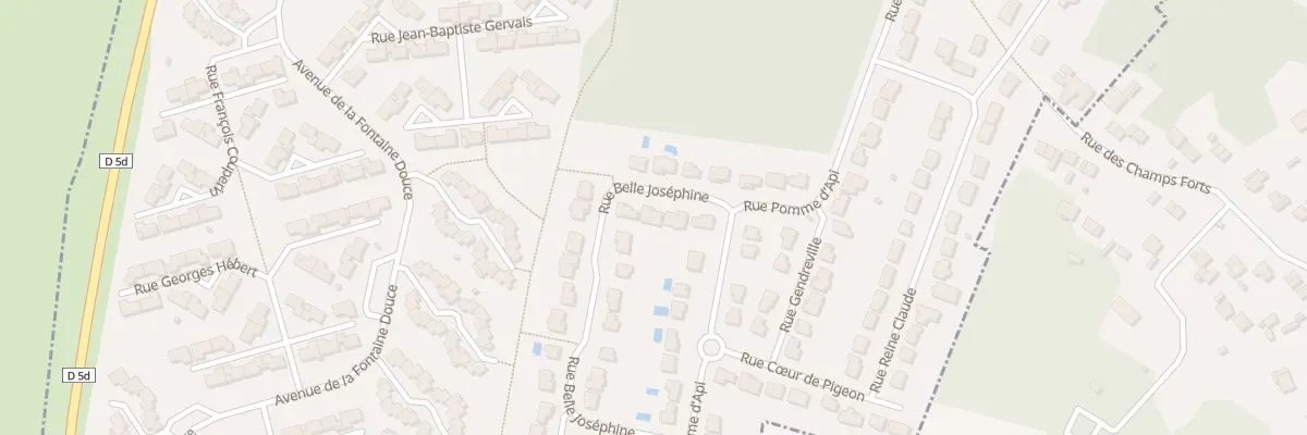Plan du 6 Rue Belle Josephine à Esbly