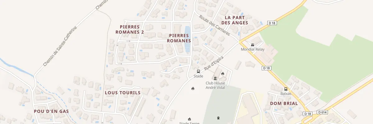 Plan du 30 Rue du Marbre de Baixas à Baixas