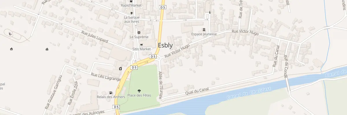 Plan du 12 Rue Victor Hugo à Esbly