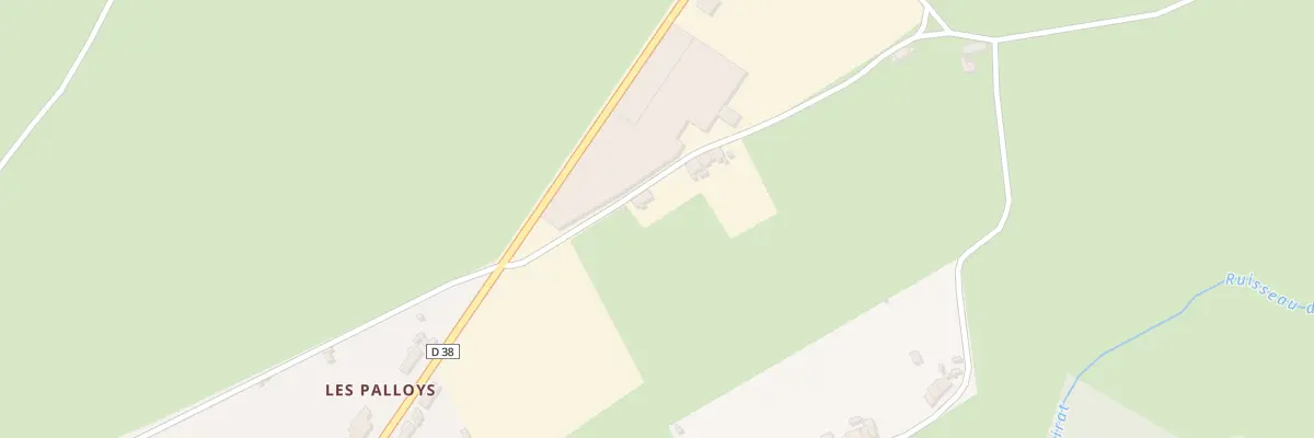Plan du 12 Les Palloys à Doyet