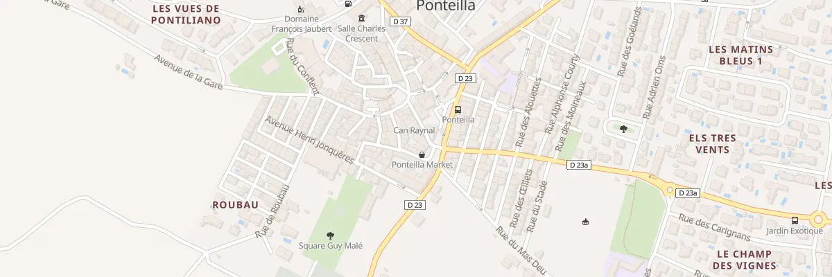 Plan du 3 Rue du Roussillon à Ponteilla
