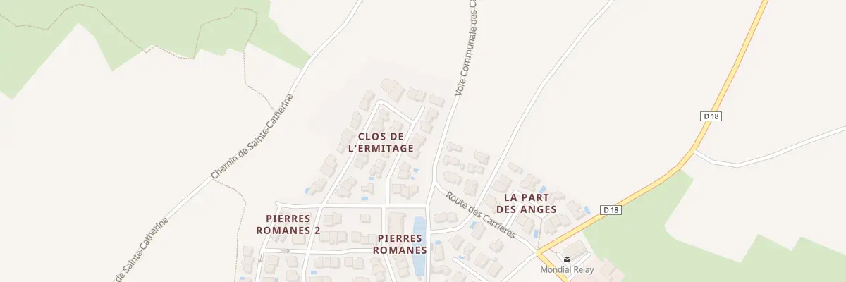 Plan du 10 Rue du Clos de l’ermitage à Baixas