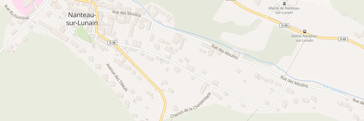 Plan du 16 Rue de la Ricordellerie à Nanteau-sur-Lunain