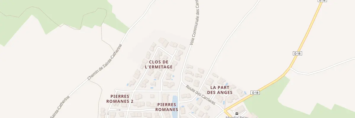 Plan du 12 Rue du Clos de l’ermitage à Baixas