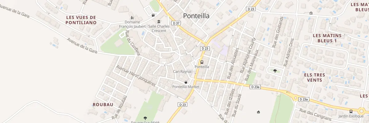 Plan du 6 Rue du Roussillon à Ponteilla