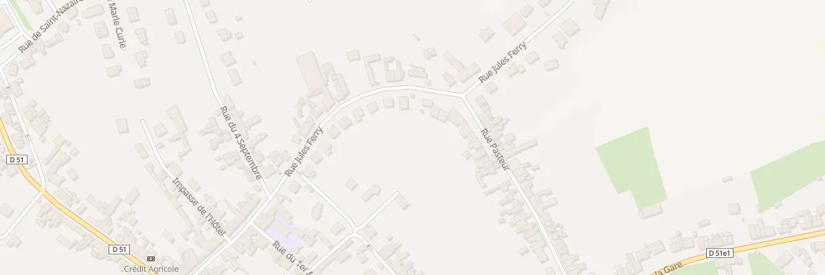 Plan du 47 Rue Jules Ferry à Vimy