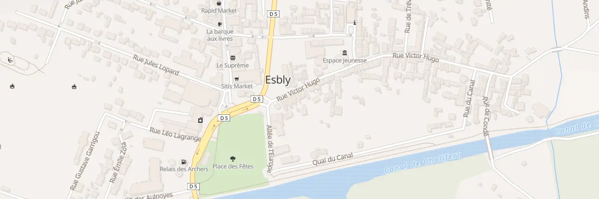 Plan du 18 Rue Victor Hugo à Esbly
