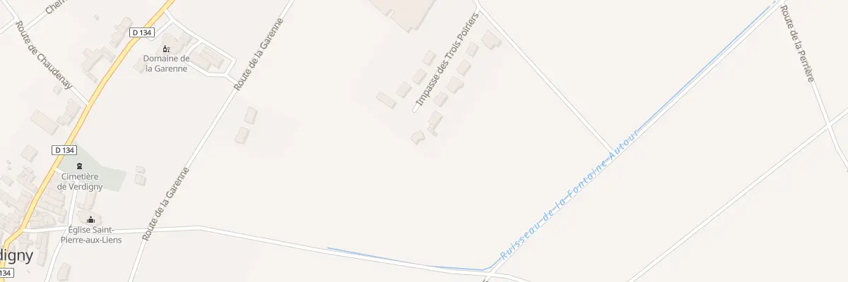 Plan du 17 Imp des Trois Poiriers à Verdigny