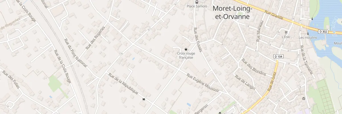 Plan du 8 Rue du Clos Blanchet à Moret-Loing-et-Orvanne