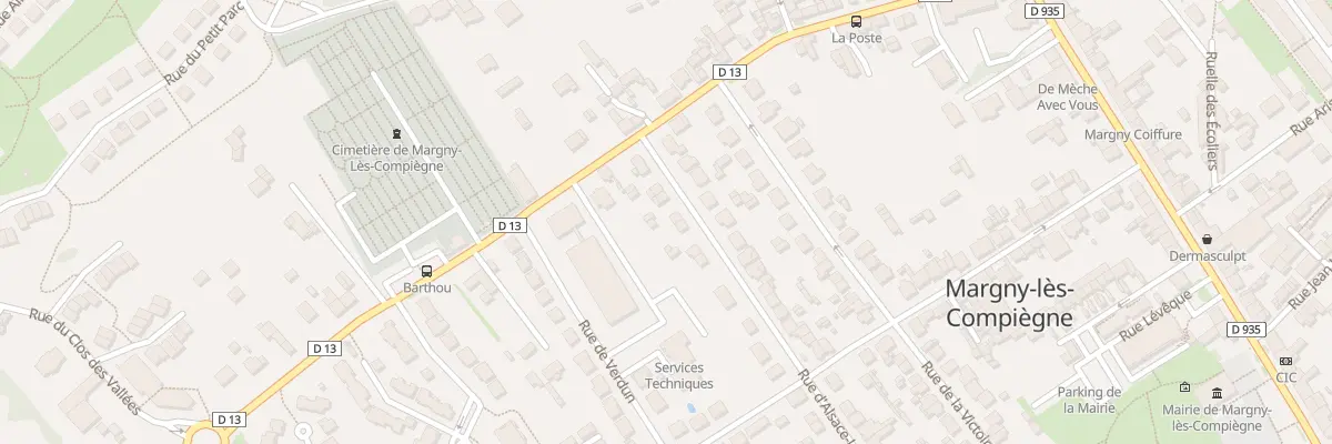 Plan du 433 Rue Alsace Lorraine à Margny-lès-Compiègne