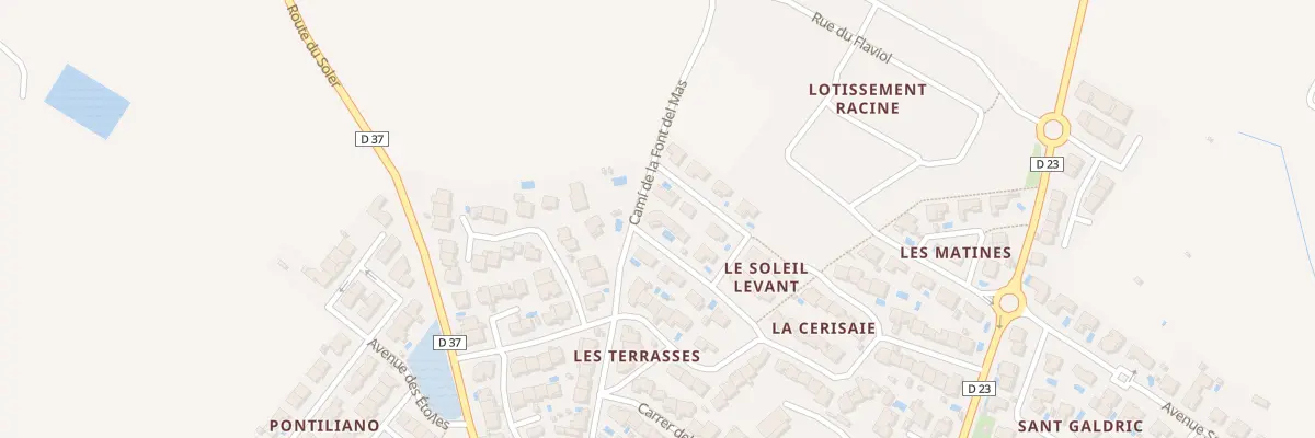Plan du 1 Rue Renoir à Ponteilla