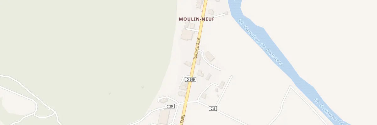 Plan du 414 Rte d’Albi à Montlaur