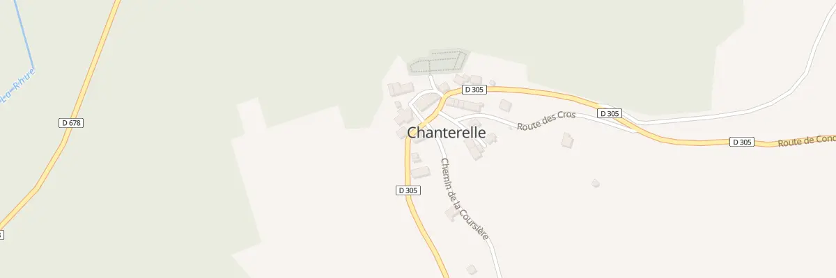 Plan du 6 Rte de Condat à Chanterelle