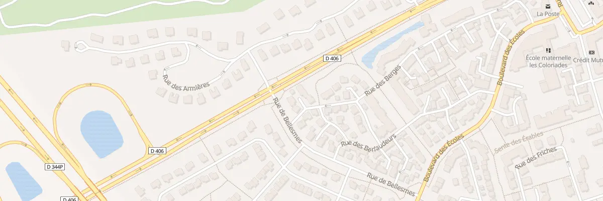 Plan du 80 Rue des Berges à Bailly-Romainvilliers
