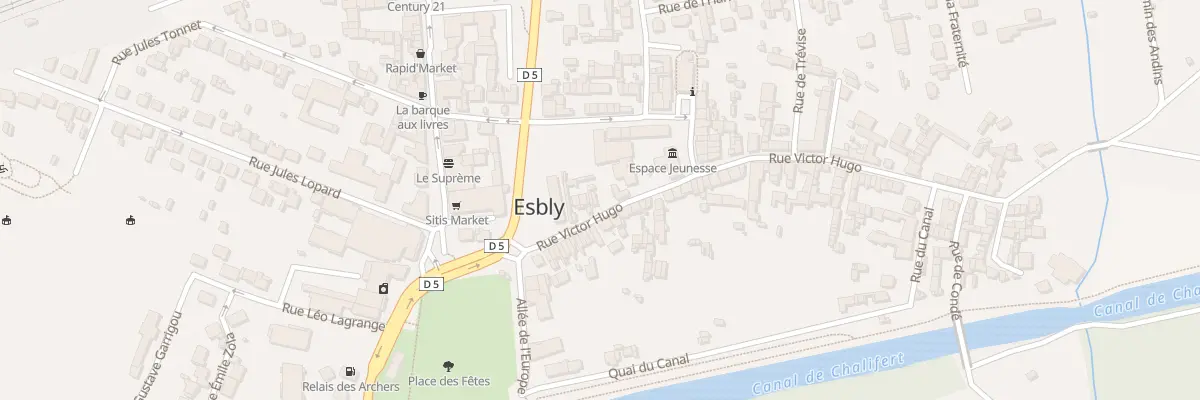 Plan du 13 Rue Victor Hugo à Esbly