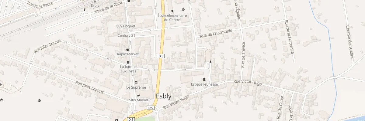 Plan du 41 Rue Mademoiselle Poulet à Esbly