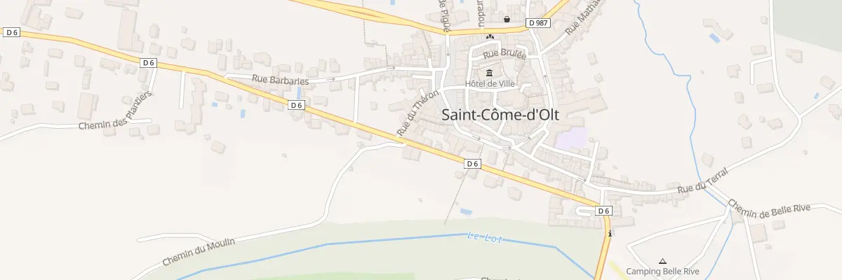 Plan du 17 Av de St Geniez à Saint-Côme-d’Olt