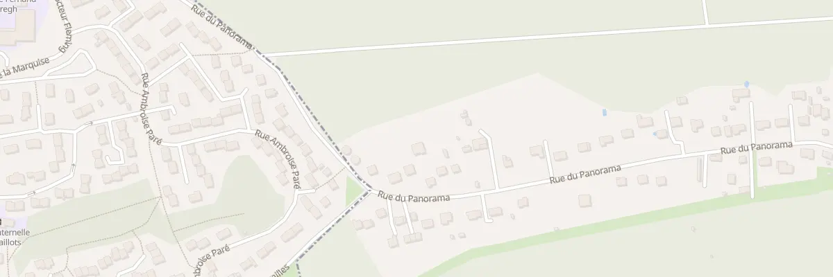 Plan du 60T Rue du Panorama à Vernou-la-Celle-sur-Seine