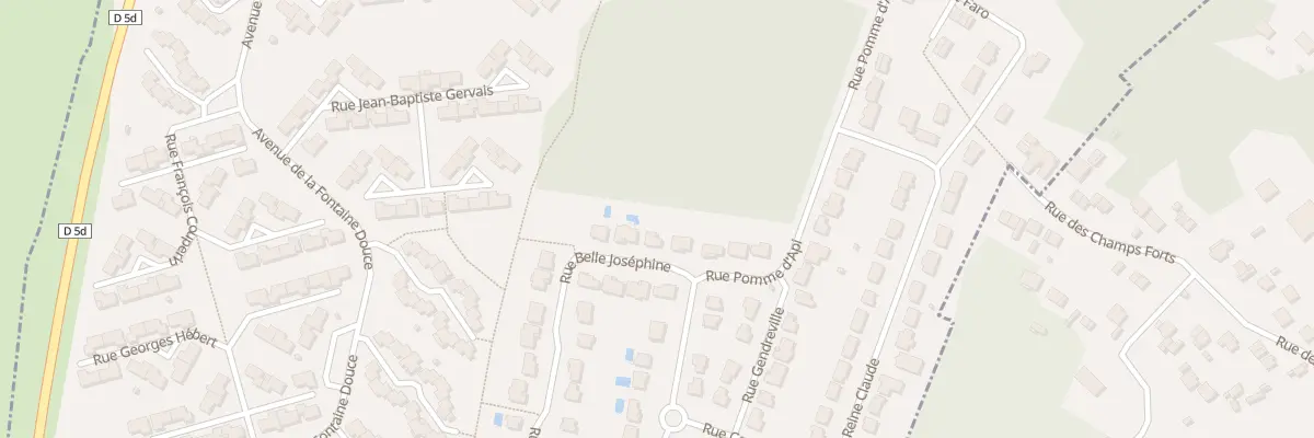 Plan du 3 Rue Belle Josephine à Esbly