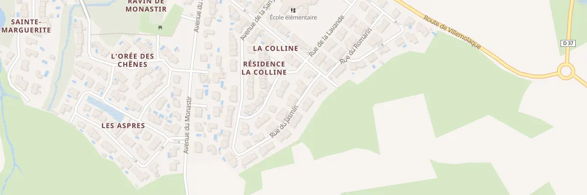 Plan du 7 Rue du Jasmin à Trouillas