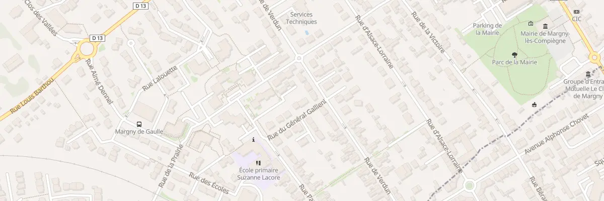 Plan du 50 Rue du Général Galliéni à Margny-lès-Compiègne