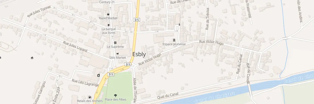 Plan du 15 Rue Victor Hugo à Esbly