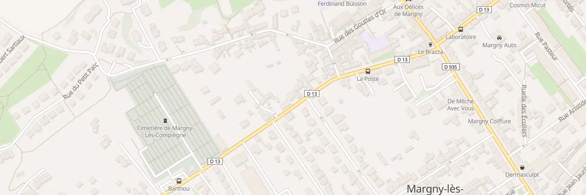 Plan du 236 Rue Louis Barthou à Margny-lès-Compiègne