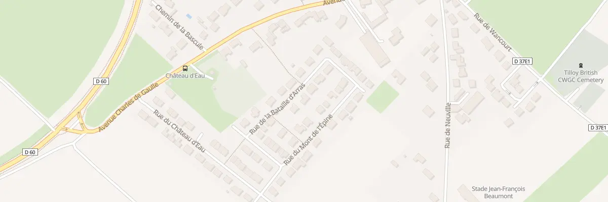 Plan du 11 Rue de la Bataille d’Arras à Tilloy-lès-Mofflaines