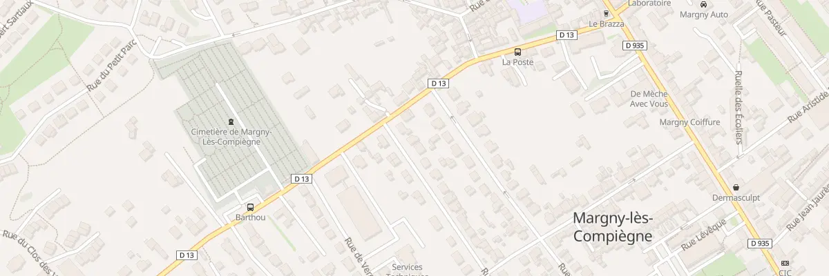 Plan du 464 Rue Alsace Lorraine à Margny-lès-Compiègne