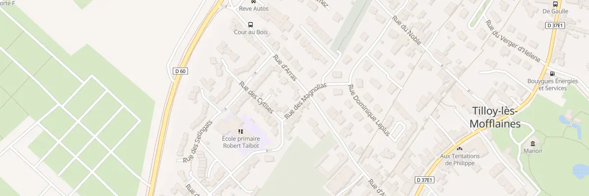 Plan du 2 Rue des Magnolias à Tilloy-lès-Mofflaines