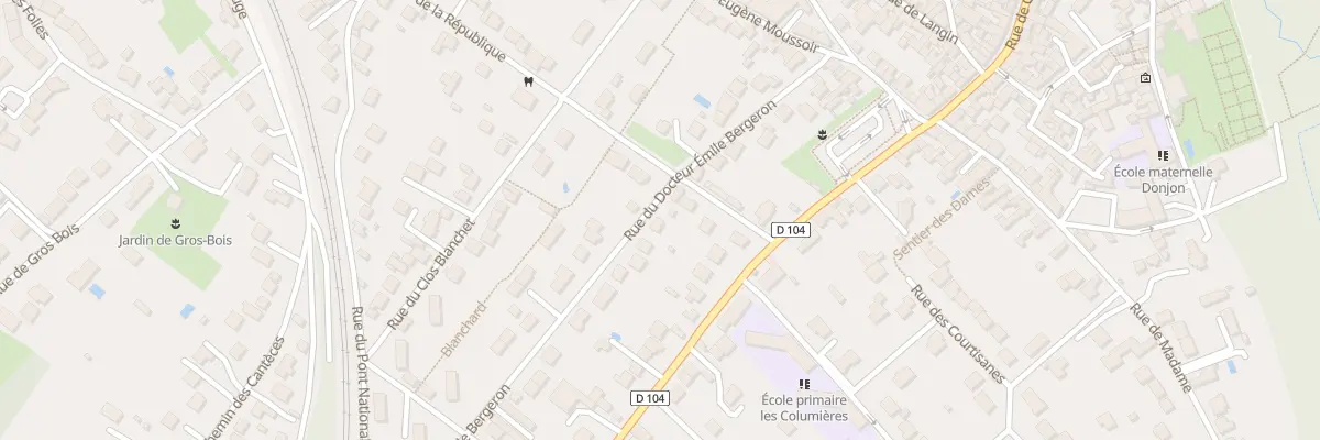 Plan du 21 Rue du Dr Emile Bergeron à Moret-Loing-et-Orvanne