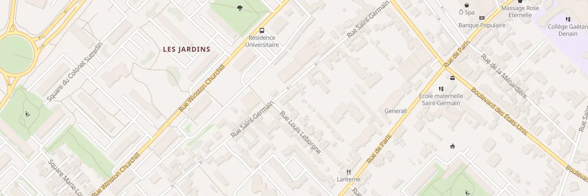 Plan du 21T Rue Saint-Germain à Compiègne